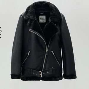 Zara Double Faced Biker Jacket